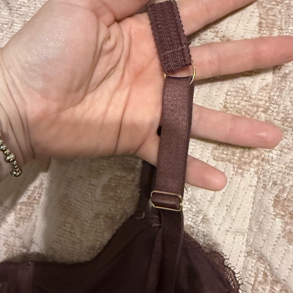 SOLD: Auden Unlined Balconette Bra Mauve 40C - Picture 7 of 9